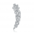 Angular Prong Diamond Earring 18K White Gold