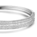 Glit Channel Diamond Bangle 18K White Gold