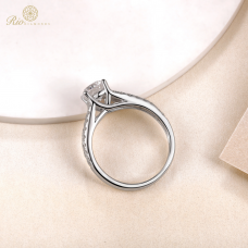 Remy Diamond Engagement Ring Casing 18K White Gold / Platinum