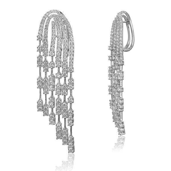 Angelic Diamond Earring 18k White Gold
