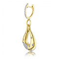 Jude Prong Diamond Earring 18K Yellow Gold 