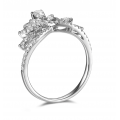Coburn Prong Diamond Ring 18K White Gold 