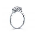 Maurea Prong Diamond Ring 18K White Gold 