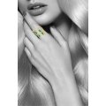Nerilla Emerald Diamond Ring 18K Yellow Gold