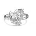 Persis Prong Diamond Ring 18K White Gold 