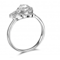 Persis Prong Diamond Ring 18K White Gold 