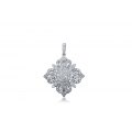 Yasmin Diamond Pendant 18K White Gold