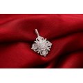 Yasmin Diamond Pendant 18K White Gold
