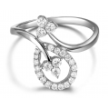 Ares Prong Diamond Ring 18K white Gold