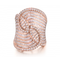 Musique Prong Diamond Ring 18K Rose Gold
