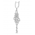 Quincy Prong Diamond Earring 18K White Gold