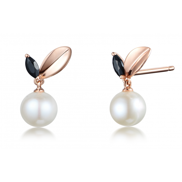 SoJun Spinel Earring 14 Rose Gold 