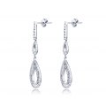 Goteo Diamond Earring 18K White Gold 