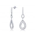 Goteo Diamond Earring 18K White Gold 
