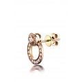 Cerchio Diamond Earring 18K White Gold 