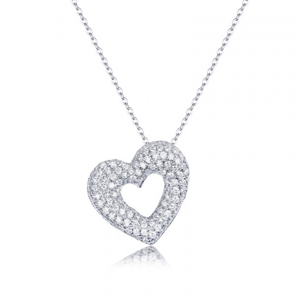Lorelai Diamond Pendent 18K White Gold