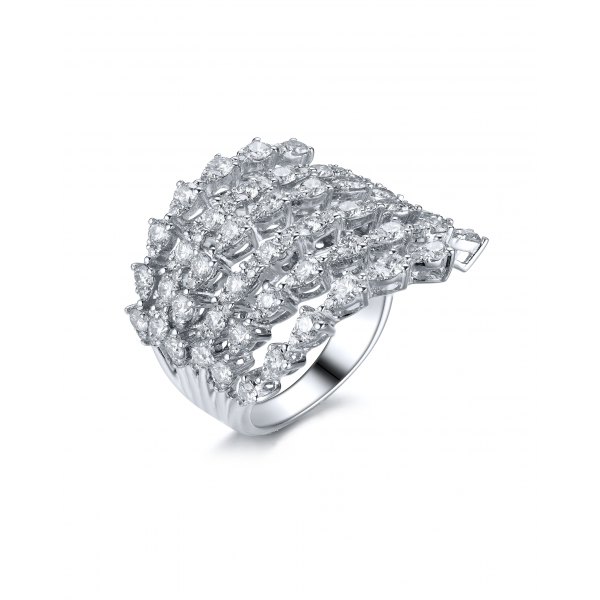 Regel Diamond Ring 18K White Gold