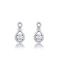 Prisley Diamond Earring 18K White Gold