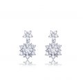 Perrie Diamond Earrings 18K White Gold