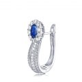 Lythias Gem Diamond Earring 18K White Gold