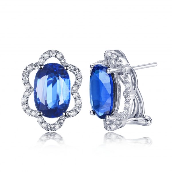 Tylas Gems Diamond Earring 18K White Gold