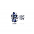 Kizlie Sapphire Diamond Earring 18 White Gold