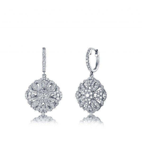 Waylie Diamond Earring 18K White Gold
