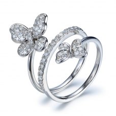 Ailsa Diamond Ring 18K White Gold 