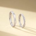 Atsuko Platinum Diamond Wedding Ring (Pair)