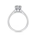 Lucie Solitaire White Gold Diamond Engagement Ring Casing