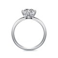 Zoya Solitaire White Gold Diamond Engagement Ring Casing