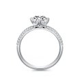 Saskia White Gold Diamond Engagement Ring Casing