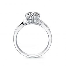 Kaila Diamond Engagement Ring Casing 18K White Gold