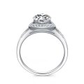Trixie Diamond Engagement Ring Casing 18K White Gold