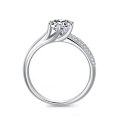 Teyria White Gold Diamond Engagement Ring Casing
