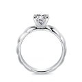 Kristie Solitaire White Gold Diamond Engagement Ring Casing