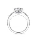 Kaisa Solitaire White Gold Diamond Engagement Ring Casing
