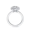 Roxia White Gold Diamond Engagement Ring Casing