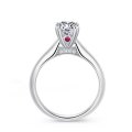 Miya White Gold Diamond Engagement Ring Casing