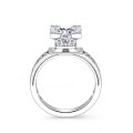 Estes White Gold Diamond Engagement Ring Casing