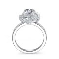 Lirox White Gold Diamond Engagement Ring Casing