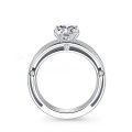 Valyne White Gold Diamond Engagement Ring Casing