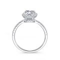 Rizlya White Gold Diamond Engagement Ring Casing