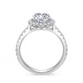 Reziea White Gold Diamond Engagement Ring Casing