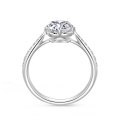 Raida White Gold Diamond Engagement Ring Casing