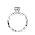 Lyrize Diamond Engagement Ring Casing 18K White Gold