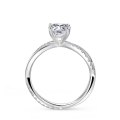 Lyrize White Gold Diamond Engagement Ring Casing