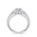 Lythia White Gold Diamond Engagement Ring Casing