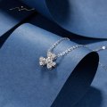 Zelin Diamond Necklace 18K White Gold