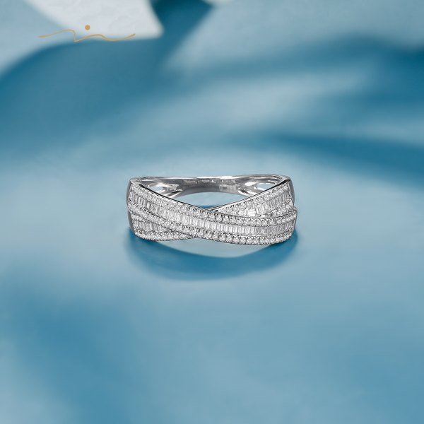 Cit'sey Diamond Ring 18K White Gold